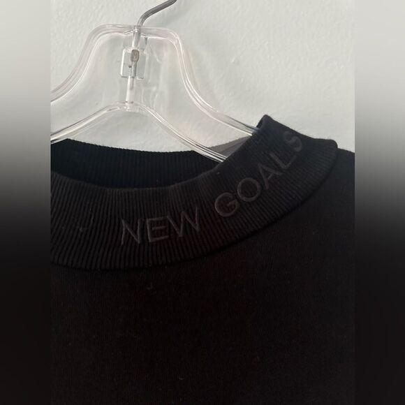 ZARA Mens New Goals Textured Cotton Pullover Black Sweatshirt size Extra Large - Picture 6 of 9